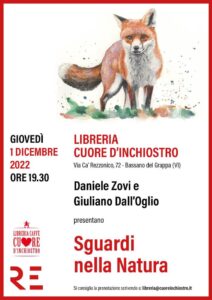 "Sguardi nella natura" con Daniele Zovi e Giuliano Dall'Oglio @ Libreria Cuore d'inchiostro