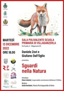 Villaganzerla: "Sguardi nella natura" con Daniele Zovi e Giuliano Dall'Oglio @ Sala polivalente - Scuola primaria