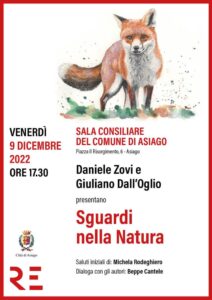 Asiago: "Sguardi nella natura" con Daniele Zovi e Giuliano Dall'Oglio @ Sala Consiliare - Comune di Asiago
